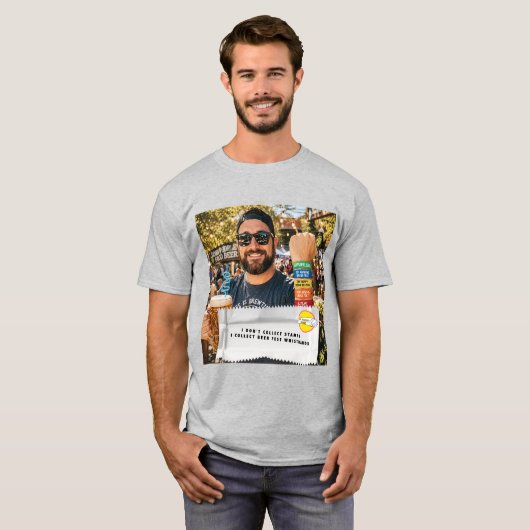 チューインガムの包み紙ジョーク Tシャツ (正面フル)