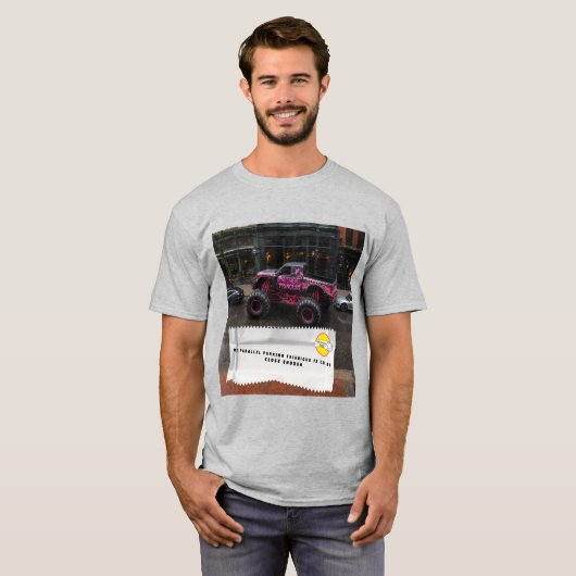 チューインガムの包み紙ジョーク Tシャツ (正面フル)