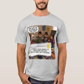 チューインガムの包み紙ジョーク Tシャツ (正面)