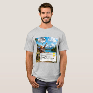 チューインガムの包み紙ジョーク Tシャツ