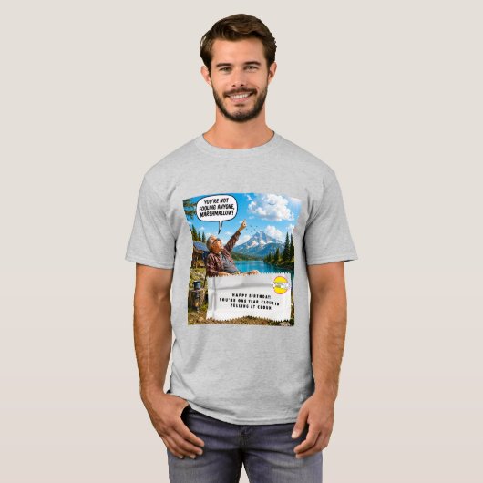 チューインガムの包み紙ジョーク Tシャツ (正面フル)