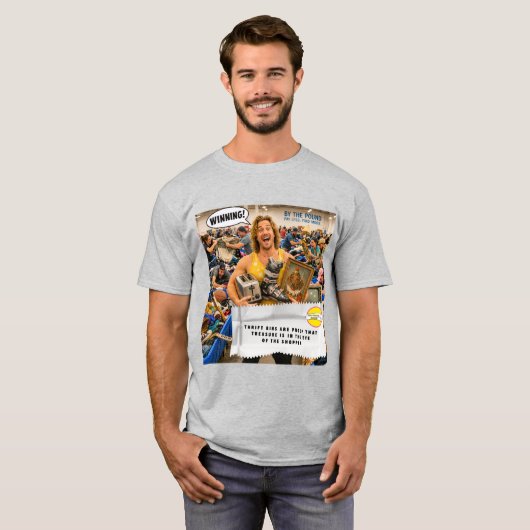 チューインガムの包み紙ジョーク Tシャツ (正面フル)