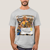 チューインガムの包み紙ジョーク Tシャツ (正面)