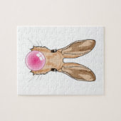 チューインガム付きバニー ジグソーパズル (横)