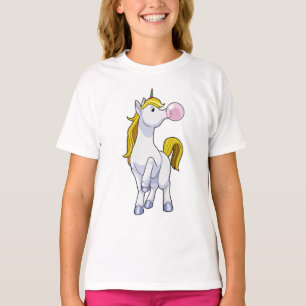 チューインガム付きユニコーン Tシャツ