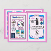 チューウィン – ツリウム取引カード ポストカード (正面/裏面)