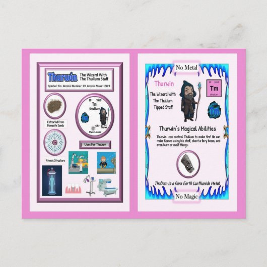 チューウィン – ツリウム取引カード ポストカード (正面)