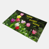 チューカラフルリップスホームスイートホームドアマット ドアマット (アングル)