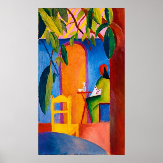 チューキッシュカフェ威厳があるバイマッケ（1914年） ポスター (正面)