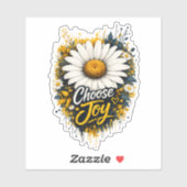 チューズジョイデイジー花柄ステッカー シール (シート)