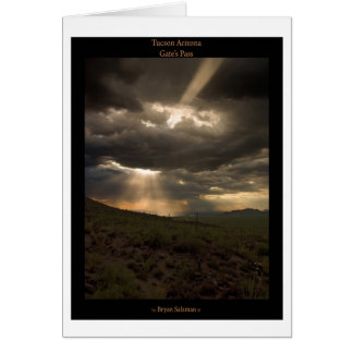 チューソンアリゾナの日没