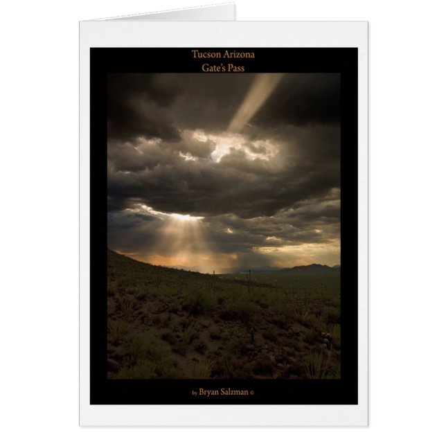 チューソンアリゾナの日没 (正面)