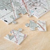 チューソンアリゾナMap (1992年) ジグソーパズル (側面)