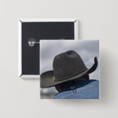 チューソン、アリゾナ。 で使用中のカーボーイ・ハット 缶バッジ (正面&裏面)