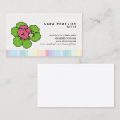 チューターかわいいラディバグの名刺 名刺 (正面/裏面)