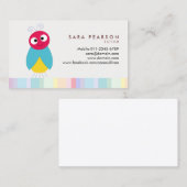 チューター可愛いカラフル稲妻バグの名刺 名刺 (正面/裏面)