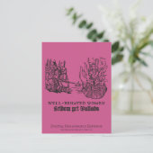 チューダーのトラブルと紛争のはがき ポストカード (スタンド正面)