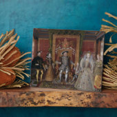 チューダーの継承の寓話：の家族 フォトプラーク (側面)