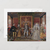 チューダーの継承の寓話：の家族 ポストカード (正面/裏面)