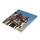 チューダーオークのフレーム建物,エジンバラ,スコットランド タイル (側面)