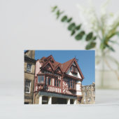 チューダーオークのフレーム建物,エジンバラ,スコットランド ポストカード (スタンド正面)