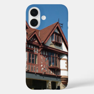 チューダーオークのフレーム建物,エジンバラ,スコットランド iPhone 16ケース