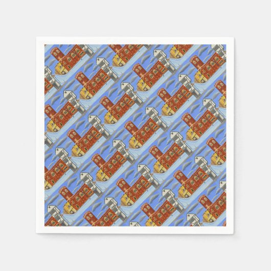 チューダーハウスインエクセター スタンダードカクテルナプキン (正面)