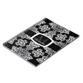 チューダーバラダマスク（白） （モノグラム） ノートブック (左側)