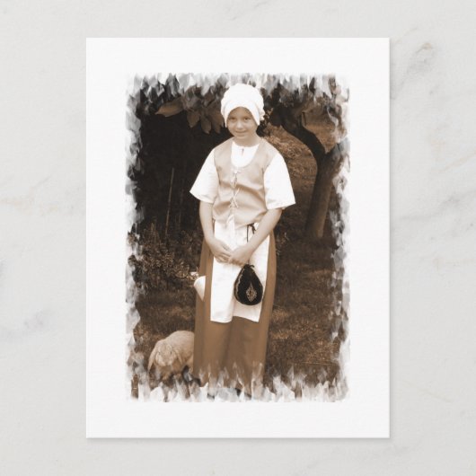 チューダーバラ |はがき ポストカード (正面)