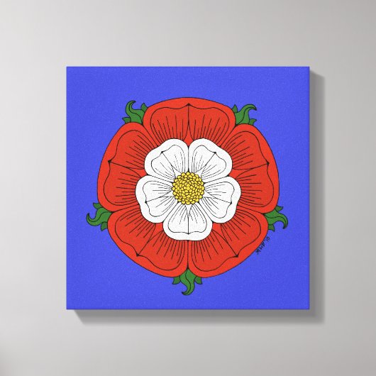 チューダーバラ キャンバスプリント (正面)