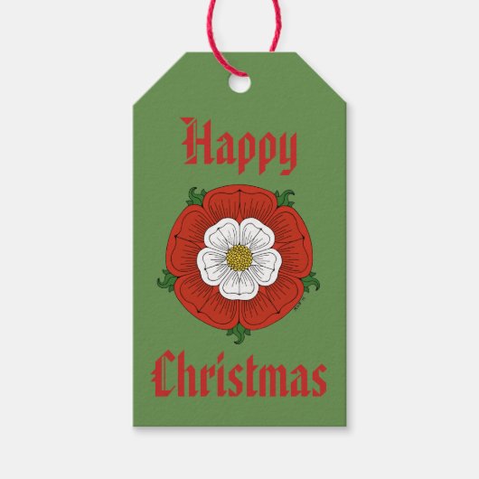 チューダーバラ ギフトタグ (正面)