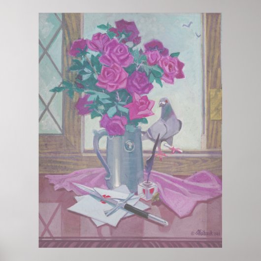 チューダーバラ – クラネクフローラエンブレム(1965) ポスター (正面)