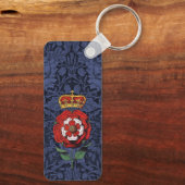 チューダーバラ 赤と白 キーホルダー (裏面)