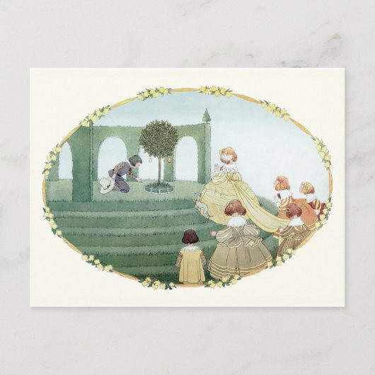 チューダープリンセスとメイドby H. Willebeek Le Mair ポストカード (正面)