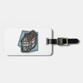 チューダー予測できなハウス中世建築 ラゲッジタグ (正面横)