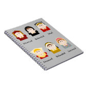 チューダー王ヘンリー8世の6人の妻 ノートブック (右側)