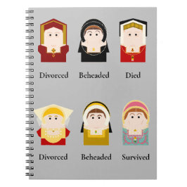 チューダー王ヘンリー8世の6人の妻 ノートブック