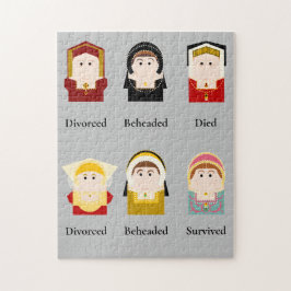 チューダー6人の妻 ジグソーパズル