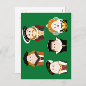 チューダー(昆虫)オオカバマダラ、モナークはがき シーズンポストカード (正面/裏面)