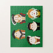 チューダー（昆虫）オオカバマダラ、モナーク ジグソーパズル (縦)