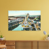 チュートの空中表示 キャンバスプリント (インサイチュ (リビング))