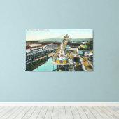 チュートの空中表示 キャンバスプリント (インサイチュ (ウッドフロア))