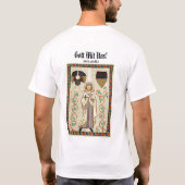 チュートニック騎士戦叫びワイシャツ Tシャツ (裏面)