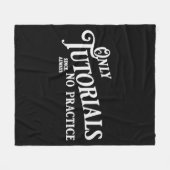 チュートリアルのみ、練習なし フリースブランケット (正面(横))