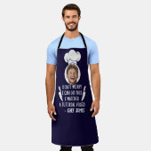 チュートリアルビデオとおもしろい写真をカスタム見た エプロン (着用した状態)