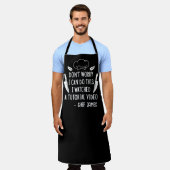 チュートリアルビデオ&シェフおもしろいを見カスタムた エプロン (着用した状態)