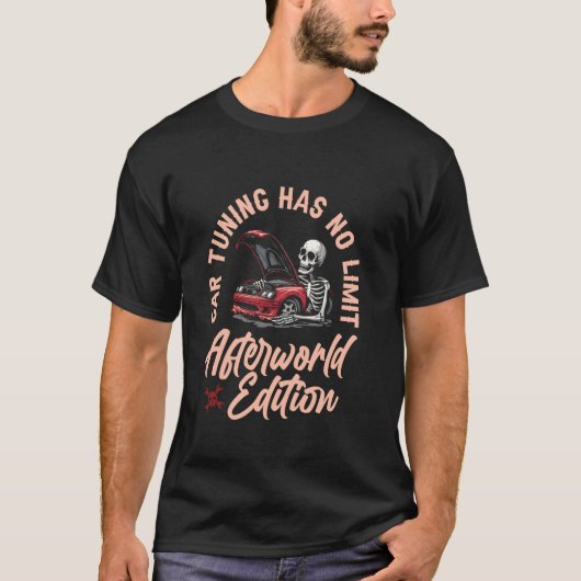 チューナースケルトンガレージ整備士- Workshop Car Tuni Tシャツ (正面)