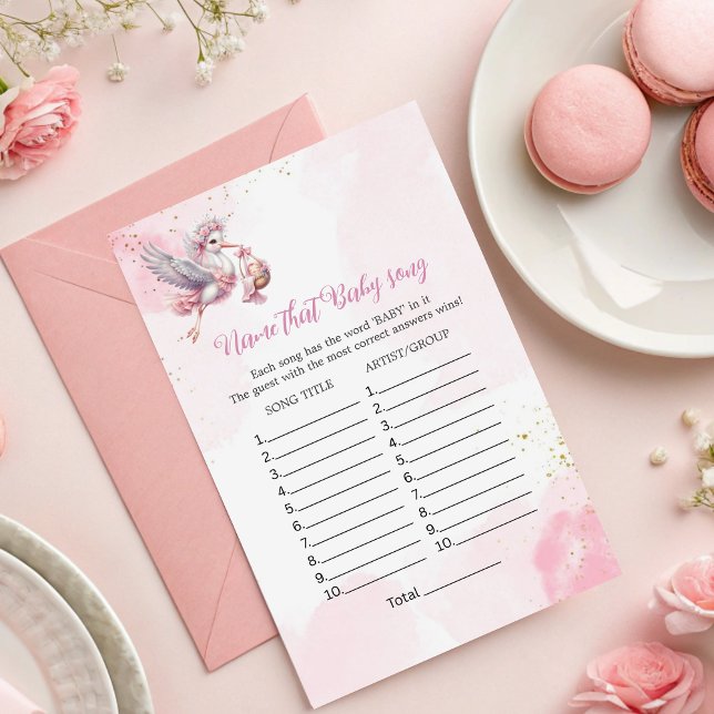 チューニングベビーシャワーソングゲームピンクシャワー (クリエイターアップロード済み)