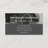 チューニング専門家と整備士車の修理ショップバス 名刺 (裏面)