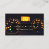 チューニング専門家と整備士車の修理ショップバス 名刺 (正面)